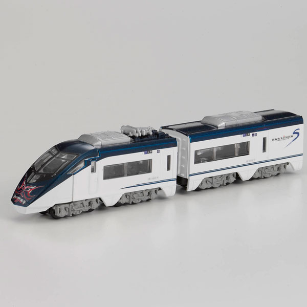 【中古】(本体A/箱B)Bトレインショーティー 京成電鉄 スカイライナーAE形 Bセット 2両入り[バンダイ]《発売済・在庫品》