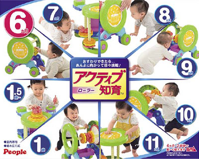 アクティブ知育 ローラー[ピープル]【送料無料】《在庫切れ》