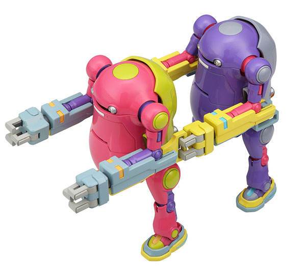 【中古】1/35 メカトロ ウィーゴNo.07 ぱわーあーむ“ぱーぷる＆ぴんく”プラモデル[ハセガワ]