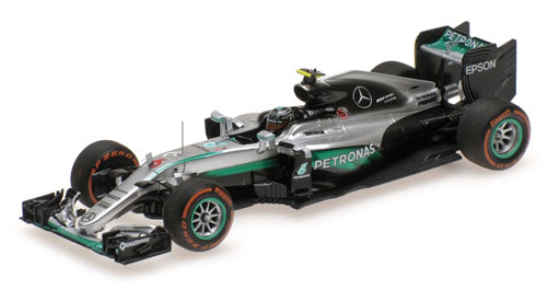 ミニカー　1/43 メルセデス AMG ペトロナス F1チーム W07 ハイブリッド ニコ・ロズベルグ 2016 [410160006] ミニチャンプス 410160106 1/43 メルセデス AMG ペトロナス F1