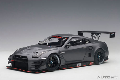 1/18 日産 GT-R NISMO GT3 (ダークマット・グレー)[オートアート]【送料無料】《在庫切れ》