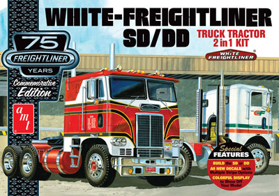 amt 1/25 ホワイト フレイトライナー Amazon | AMT 1/25 ホワイトフレイトライナー デュエル ドライブ