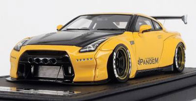 1/43 PANDEM R35 GT-R Yellow[イグニッションモデル]《在庫切れ》