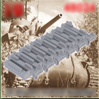 1/48 M4シャーマン中戦車用 T49履帯(T社用)[トロモデル]《在庫切れ》