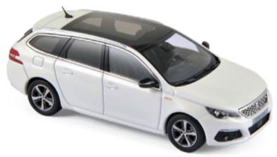 1/43 プジョー 308 SW GT 2017 パールホワイト[ノレブ]《在庫切れ》