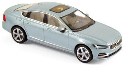 中古品 1/43 ボルボ純正 ノレブ ボルボ S90 シルバーブルーメタリック 1/43 ボルボ S90 2016 エレクトリックシルバー[ノレブ]《在庫切れ》