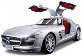 1/18 メルセデスベンツ SLS AMG(シルバー)[マイスト]《在庫切れ》