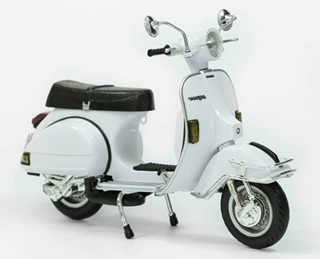 【中古】1/12 完成品バイク VESPA P200E (1978/ホワイト)[スカイネット]