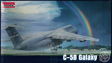 1/144 米ロッキードC-5B ギャラクシー戦略輸送機 プラモデル[ローデン]《在庫切れ》