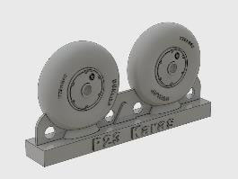 1/72 PZL 23/42 カラシュ用 ホイール (IBG用)[Arma Hobby]《在庫切れ》