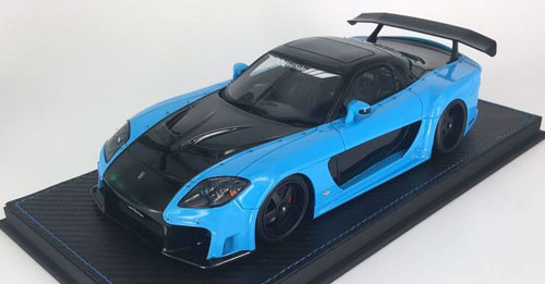 veilside RX-7　FD3S ミニカー　1/18 1/18 Veilside マツダ RX-7 FD3S Fortune ベイビーブルー/ブラック[JP