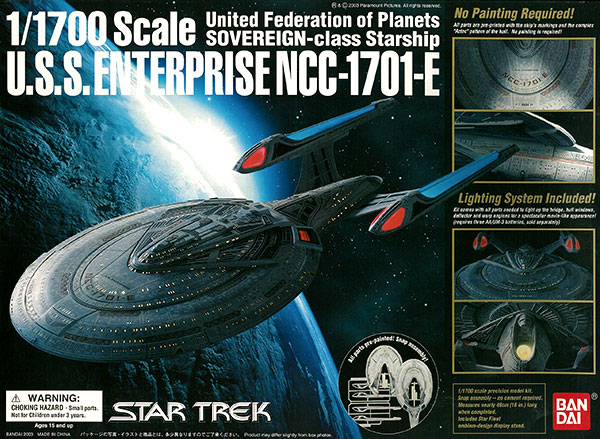スタートレック 1/1700 U.S.S. エンタープライズ NCC-1701-E スタートレック 1/1700 U.S.S. エンタープライズ NCC-1701-E