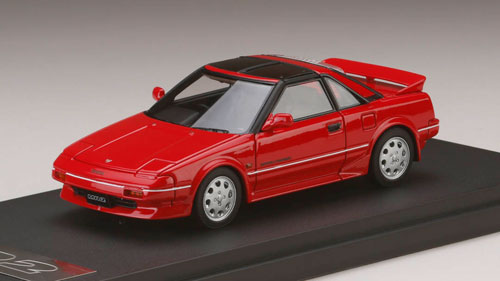 1/43 トヨタ MR 2 G-リミテッド スーパーチャージャー Tバールーフ (AW11) スーパーレッド II[MARK43]《在庫切れ》