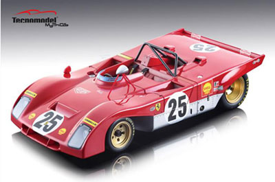 1/18 フェラーリ 312 PB セブリング 1971 #25 Andretti/Ickx[テクノ