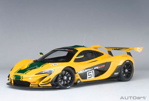 1/18 マクラーレン P1 GTR (イエロー/グリーン)[オートアート]【送料