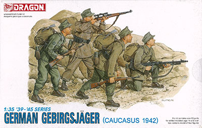 1/35 WW.II ドイツ山岳猟兵 コーカサス1942 プラモデル（再販