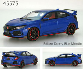 1/43 Honda CIVIC TYPE R 2017 Brilliant Sporty Blue Metalic[EBBRO]《在庫切れ》