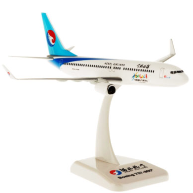 【激安通販 オンラインショップ】日用品 1/200 B737-800 河北航空 ランディングギアなし、スタンド付属 組立済みダイキャストモデル
