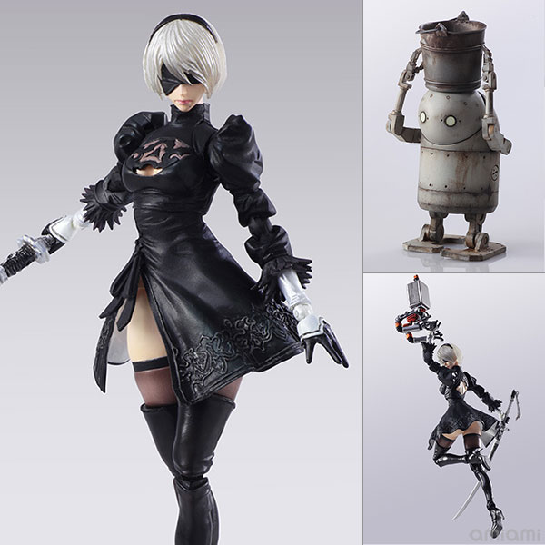 BRING ARTS NieR：Automata 2B＆機械生命体(2体セット) アクション