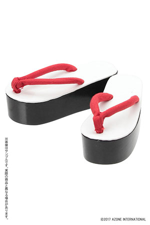 48cm/50cm用 50 厚底草履 赤 (ドール用)