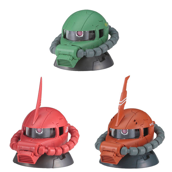 機動戦士ガンダムEXCEED MODEL ZAKU HEAD 3 9個入りBOX[バンダイ]《在庫切れ》