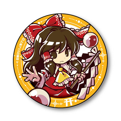 東方Project とびだすたいる！BIG缶バッジ Part.3(博麗霊夢)[アクア
