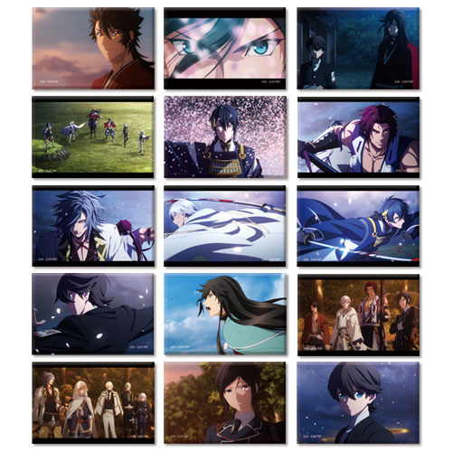 いラインアップ 刀剣乱舞 活撃 スクエア缶バッジコレクション 15個入り 第十三弾 ピンズ・ピンバッジ・缶バッジ