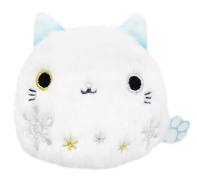 レア 三英 雪ねこだんご タグ付き 2匹セット みずいろ ももいろ ねこだんご 雪ねこだんご ブルー[三英貿易]《在庫切れ》