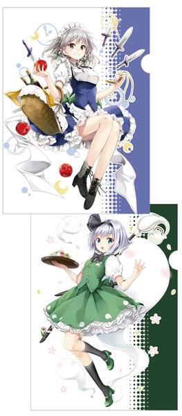 東方Project クリアファイルセット 咲夜＆妖夢[アクシア]《在庫切れ》