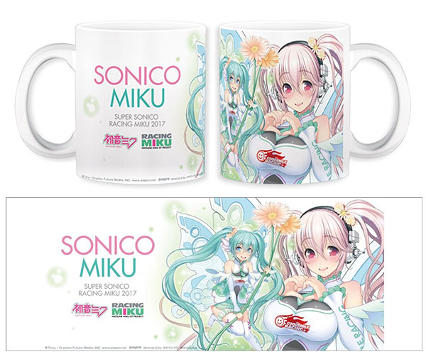 初音ミク レーシングVer.2017 マグカップ すーぱーそに子コラボキービジュアルVer.[Gift]《在庫切れ》