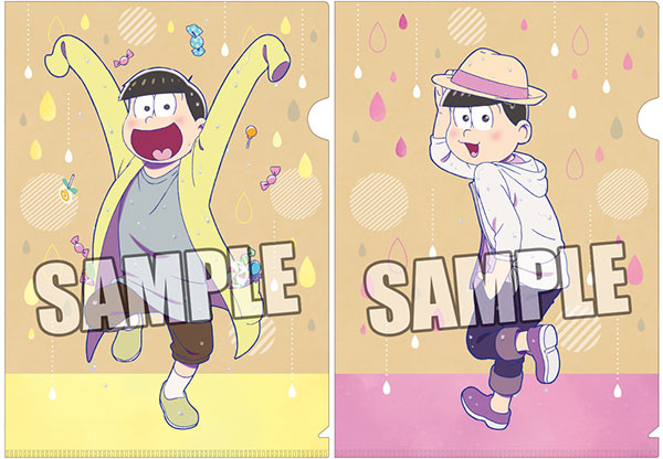 おそ松さん クリアファイル2枚セット 十四松 トド松 雨の日ver ブロッコリー 在庫切れ