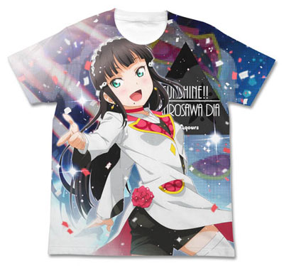 ラブライブ！サンシャイン！！ 黒澤ダイヤ フルグラフィックTシャツ