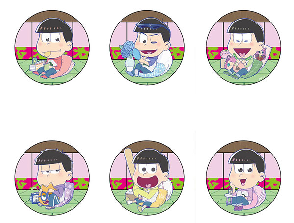 おそ松さん フラスコシリーズ 缶バッチコレクションVol.1 6個入りBOX[JIN+]《在庫切れ》