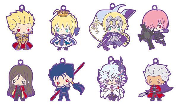 ラバーマスコット Fate/Grand Order Design produced by Sanrio 8個入りBOX[メガハウス]《在庫切れ》