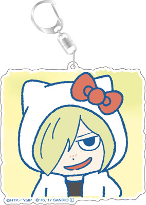 ユーリ！！！ on ICE×サンリオキャラクターズ デカキーホルダー ユーリ スタンプver. B[コンテンツシード]《在庫切れ》