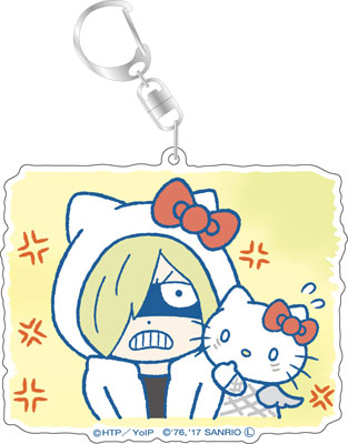 ユーリ！！！ on ICE×サンリオキャラクターズ デカキーホルダー ユーリ＆ハローキティ スタンプver. A[コンテンツシード]《在庫切れ》
