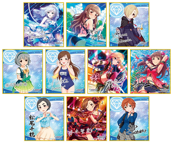 アイドルマスター シンデレラガールズ ミニ色紙コレクション COOL 10個