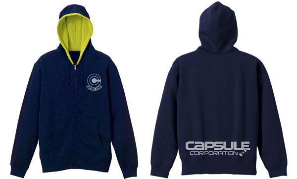 ドラゴンボールZ CAPSULE CORP.ジップパーカー/NAVY×BRAZING YELLOW-L[コスパ]《在庫切れ》