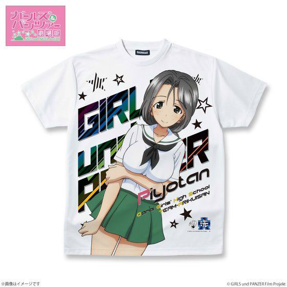 ガールズ＆パンツァー 劇場版 フルパネルTシャツ ぴよたん M[バンダイ