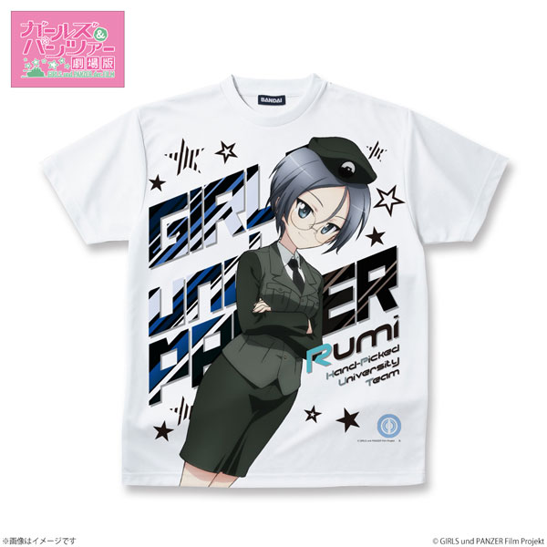 ルクリリ フルパネルtシャツ ストア ホワイト xlサイズ ガールズ パンツァー 劇場版