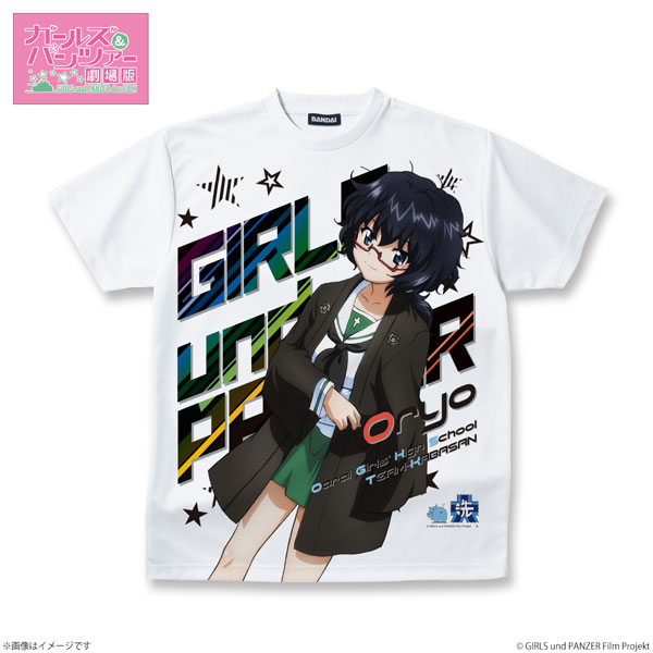 ガールズ＆パンツァー 劇場版 フルパネルTシャツ おりょう M[バンダイ]《在庫切れ》