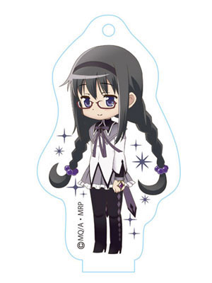 魔法少女まどか☆マギカ 明美ほむら アクリルキーホルダー/アクリルスタンド マギアレコード 魔法少女まどか☆マギカ外伝 パズル風アクリル