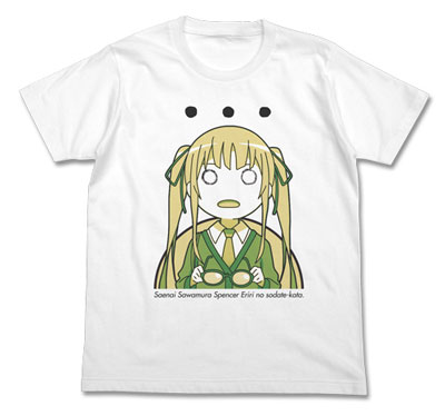 冴えない彼女の育てかた♭ 冴えない英梨々のTシャツ/WHITE-S[コスパ]