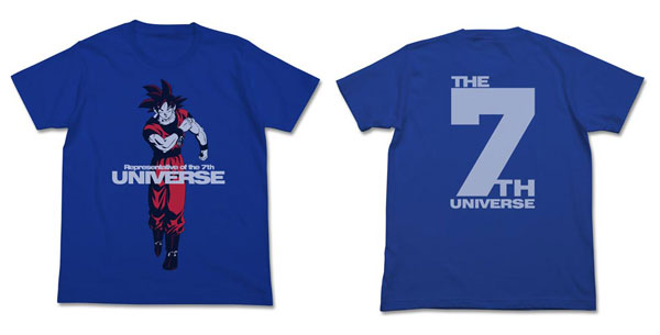 ドラゴンボール超 第7宇宙代表 悟空tシャツ Royal Blue L 再販 コスパ 発売済 在庫品