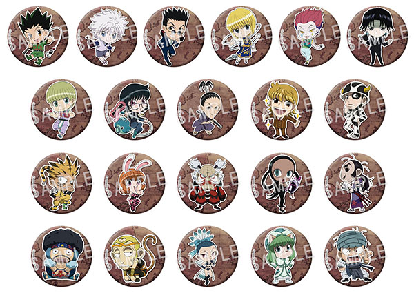 HUNTER×HUNTER ふぉーちゅん☆缶バッジ ミニキャラver. 21個入りBOX 