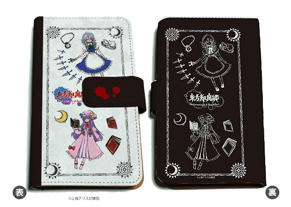 手帳型マルチケース「東方紅魔郷」02/十六夜咲夜＆パチュリー