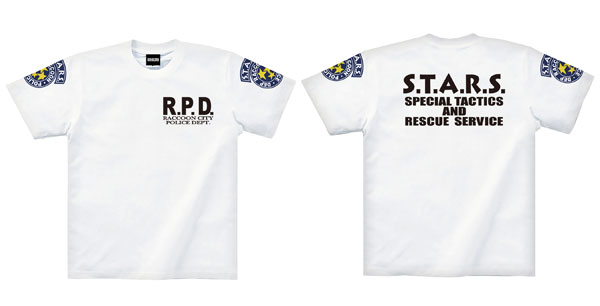 バイオハザード Tシャツ S.T.A.R.S. 白 M[カプコン]《在庫切れ》