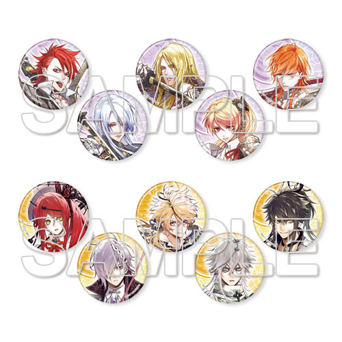 戦刻ナイトブラッド 内藤昌豊 4点セット 缶バッジ 戦ブラ 戦刻ナイト