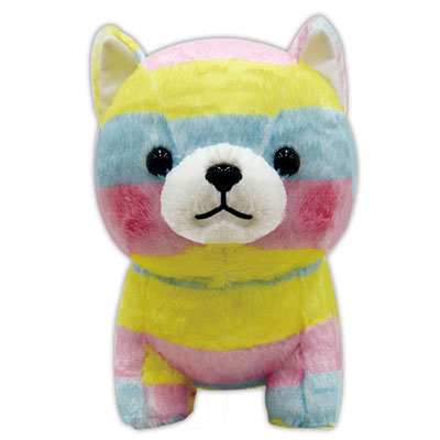 豆しば三兄弟 BIGレインボー豆太郎 ぬいぐるみ[アミューズ]《在庫切れ》