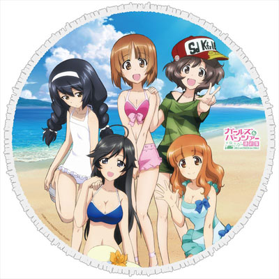 ガールズ＆パンツァー 最終章 ラウンドタオル[キャラバン]《在庫切れ》
